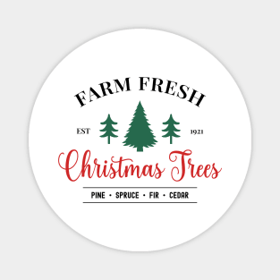 Farm Fresh Christmas tree Magnet